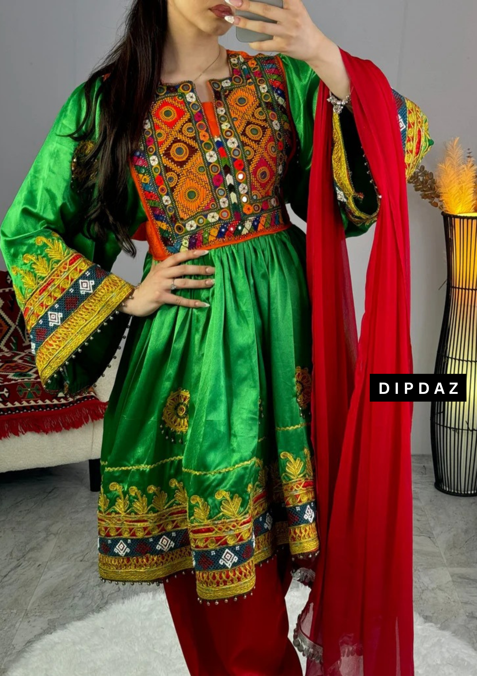 Afghan Luxury Event Dress Collection at Dipdaz