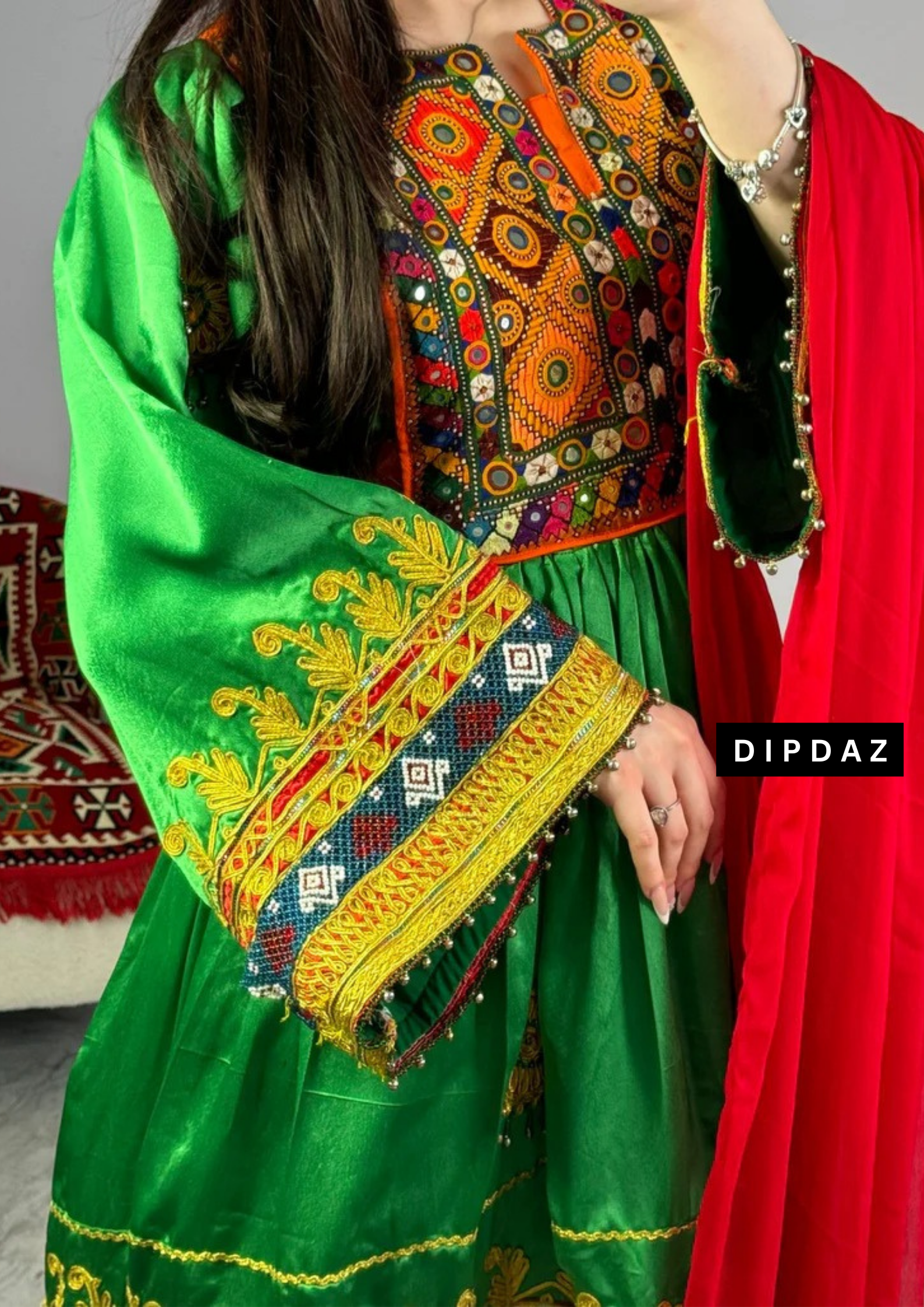 Discover the Afghan Luxury Event Dress Collection at Dipdaz