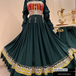 Handmade Afghan Kochi Dress | Custom-Made Traditional Afghan Attire | Embroidered Kochi Dress for Women | Cultural Afghan Wear | Unique Festive Outfit blue (Copy)