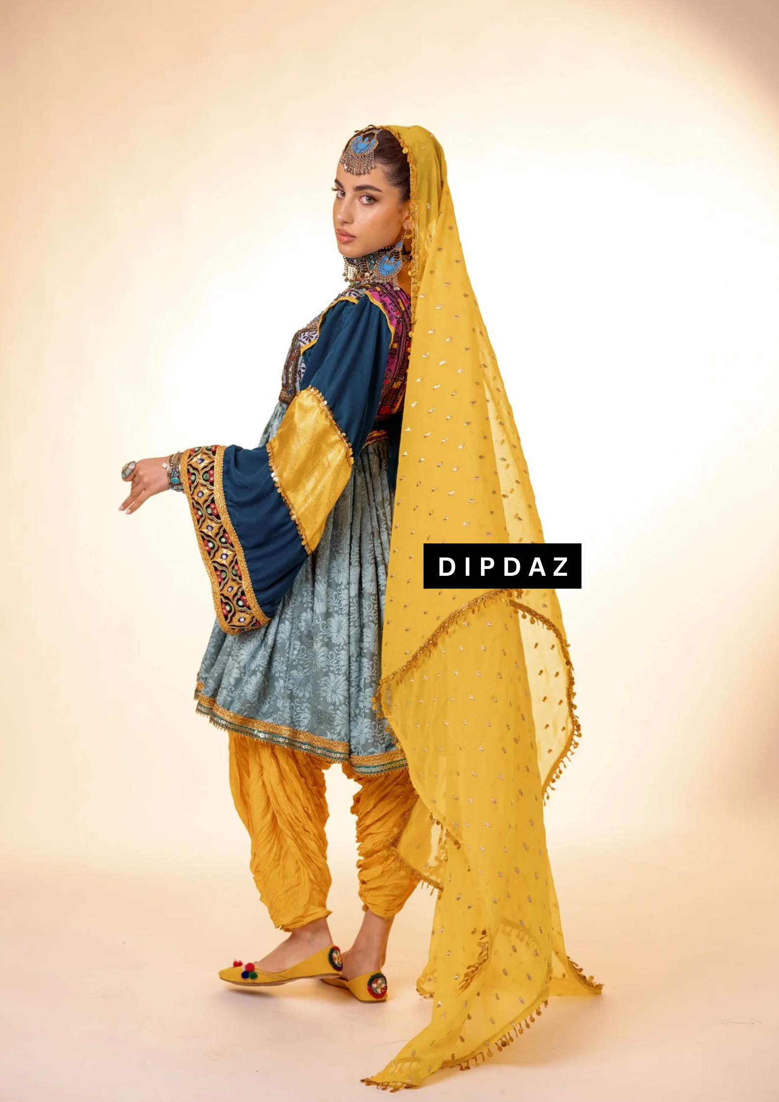 Afghan Luxury Event Dress Collection at Dipdaz