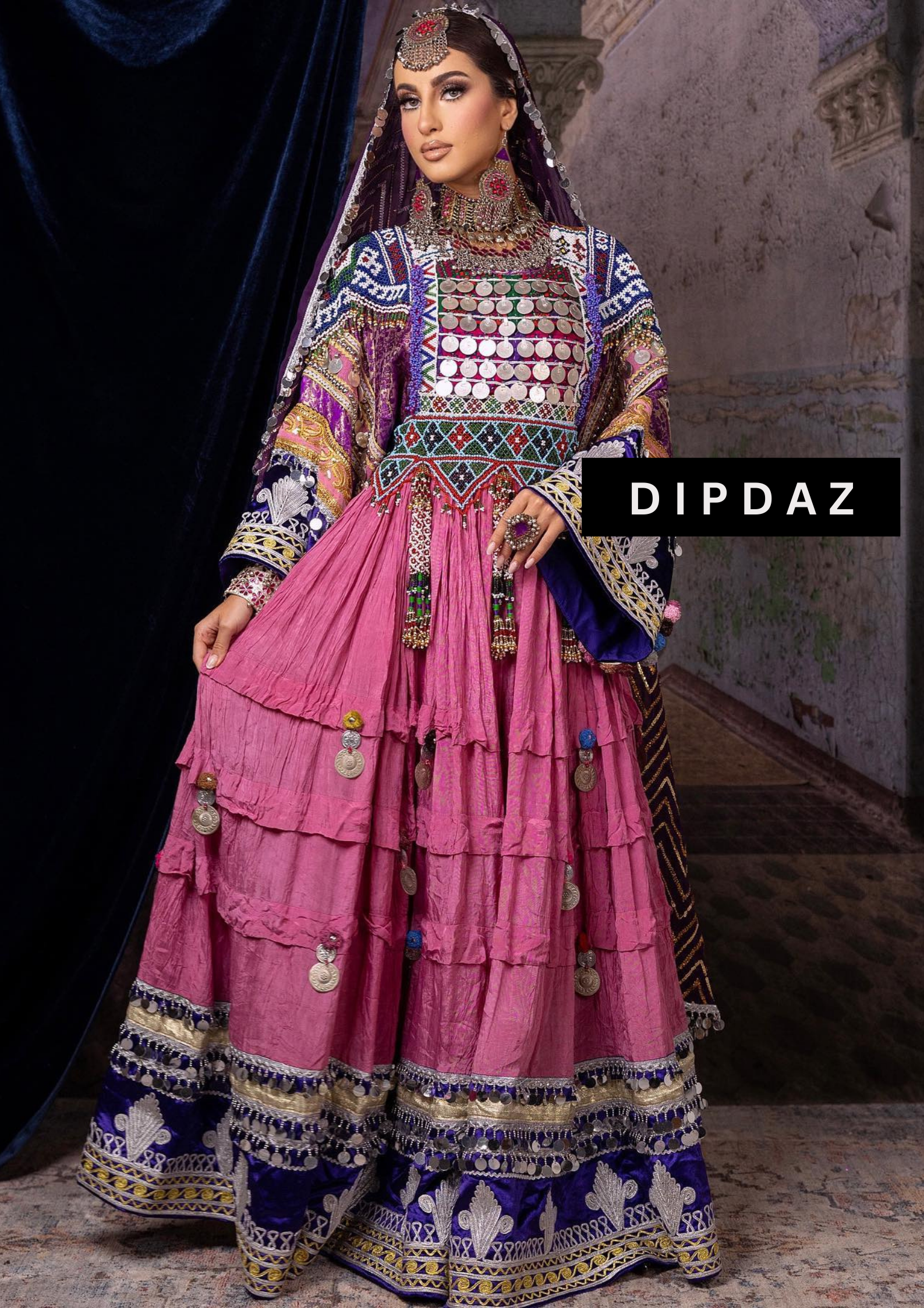 Afghan Party Dresses at DIPDAZ SETS