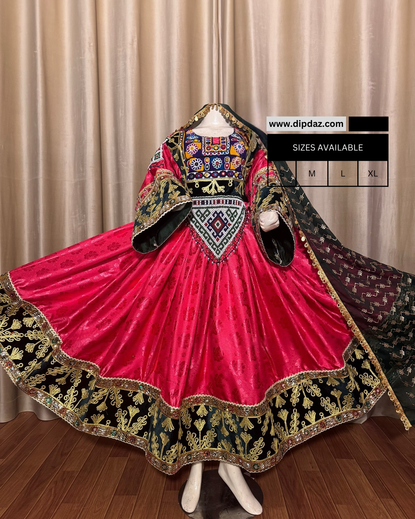 Handmade Afghan Kochi Dress | Custom-Made Traditional Afghan Attire | Embroidered Kochi Dress for Women | Cultural Afghan Wear | Unique Festive Outfit pink