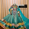 Handmade Afghan Kochi Dress | Custom-Made Traditional Afghan Attire | Embroidered Kochi Dress for Women | Cultural Afghan Wear | Unique Festive Outfit blue