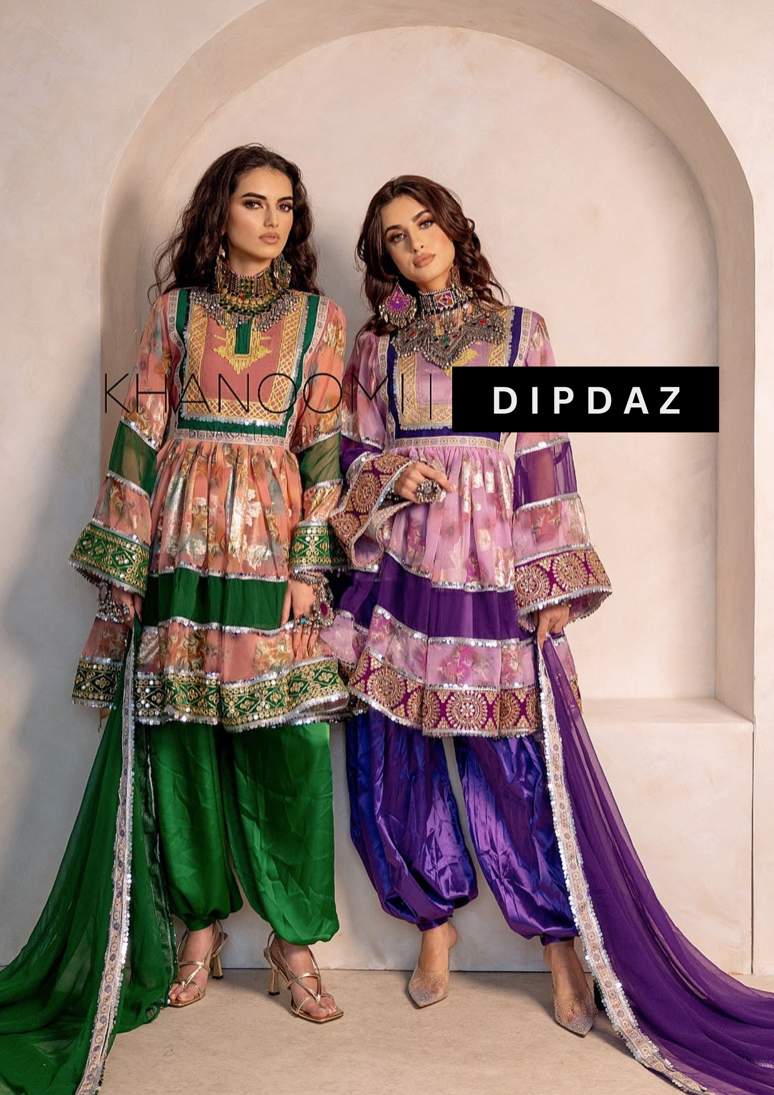 Afghan Party Dresses at DIPDAZ SETS