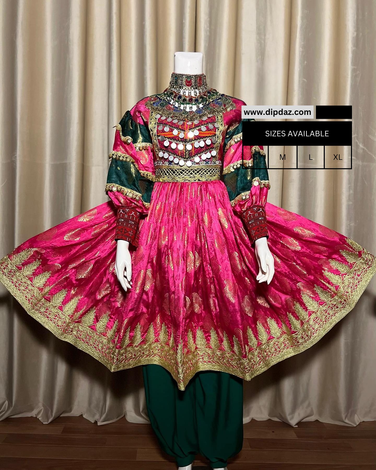 Handmade Afghan Kochi Dress | Custom-Made Traditional Afghan Attire | Embroidered Kochi Dress for Women | Cultural Afghan Wear | Unique Festive Outfit