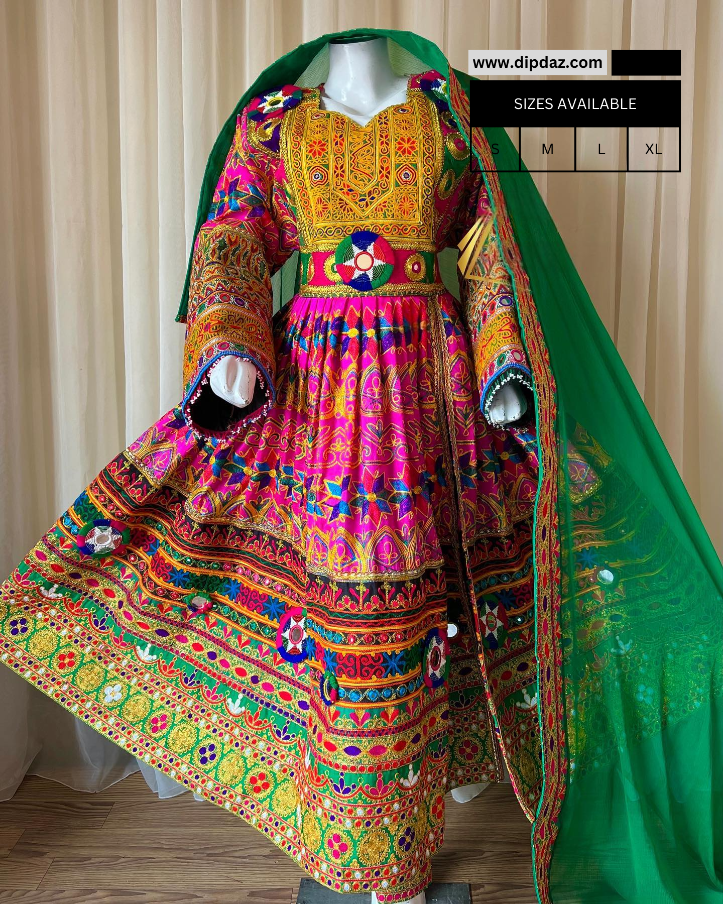 Handmade Afghan Kochi Dress | Custom-Made Traditional Afghan Attire | Embroidered Kochi Dress for Women | Cultural Afghan Wear | Unique Festive Outfit pink