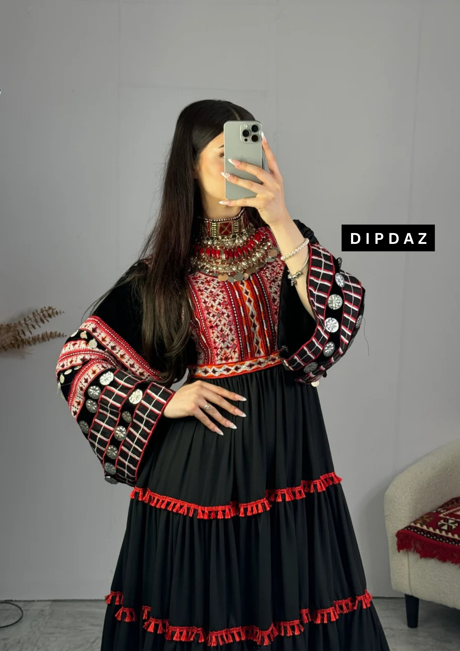 Discover the Afghan Luxury Event Dress Collection at Dipdaz