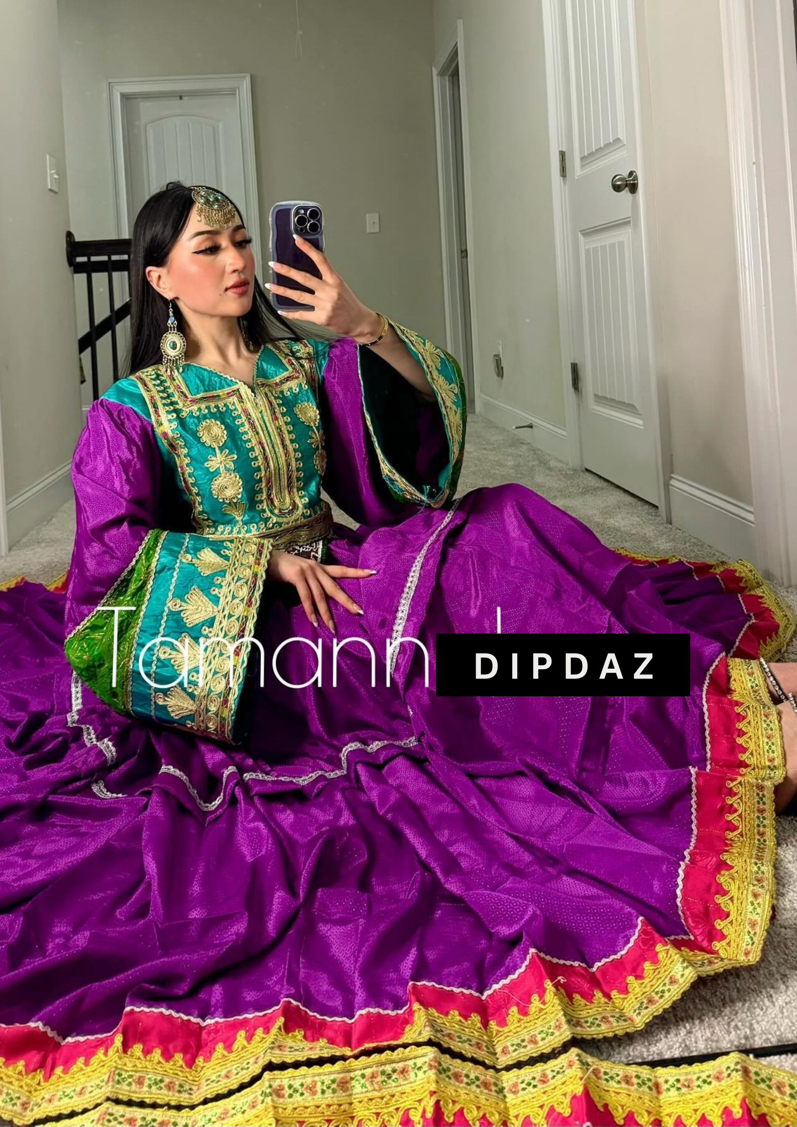 Hand crafted Afghan Gand Party Dresses at DIPDAZ SETS