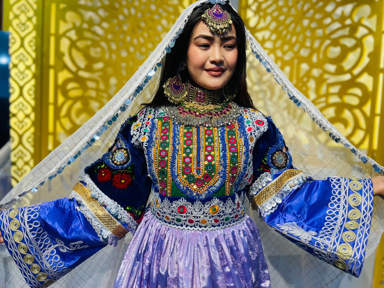 Afghan Traditional Dress - Pashtun Style