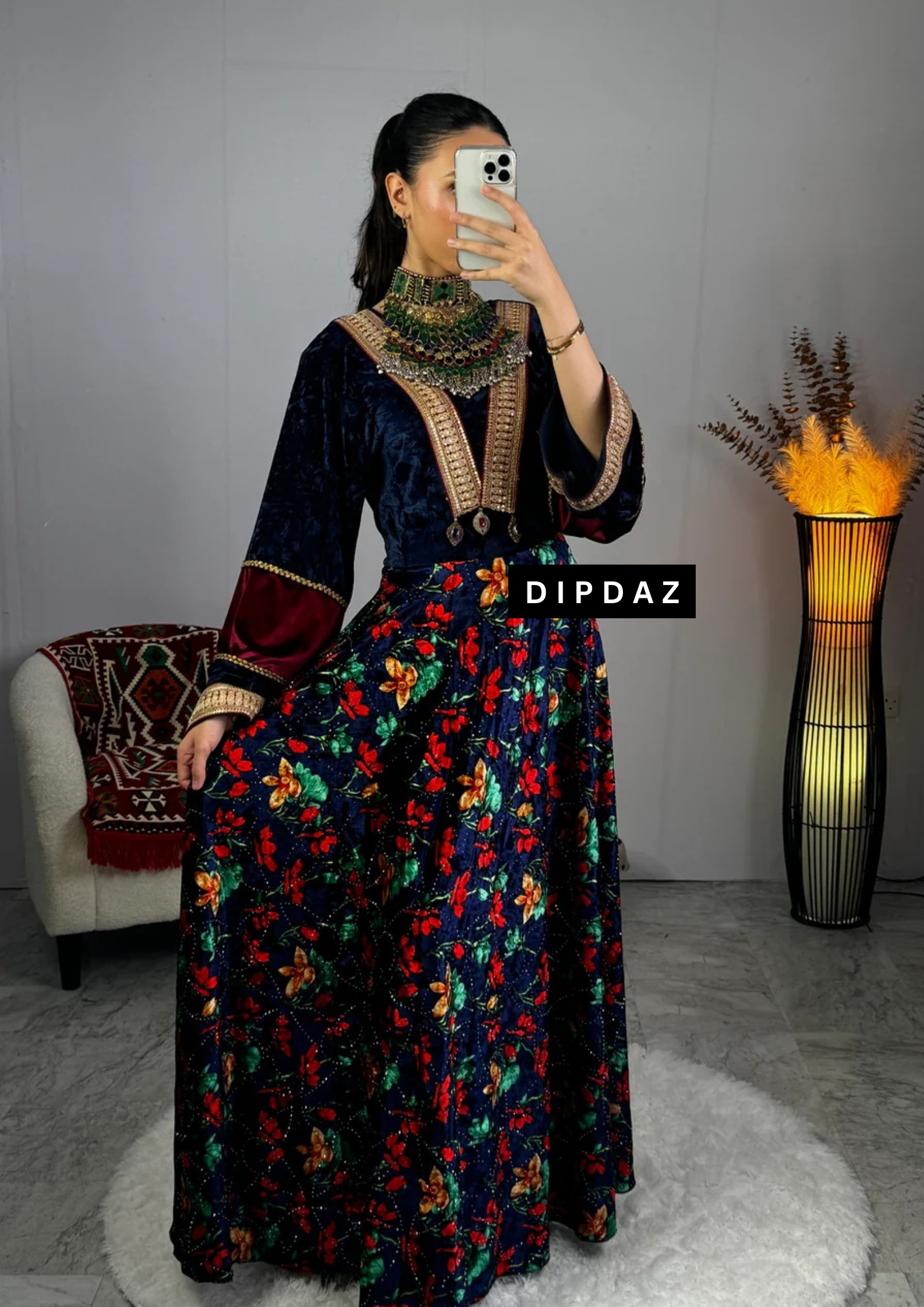 Afghan Luxury Event Dress Collection at Dipdaz