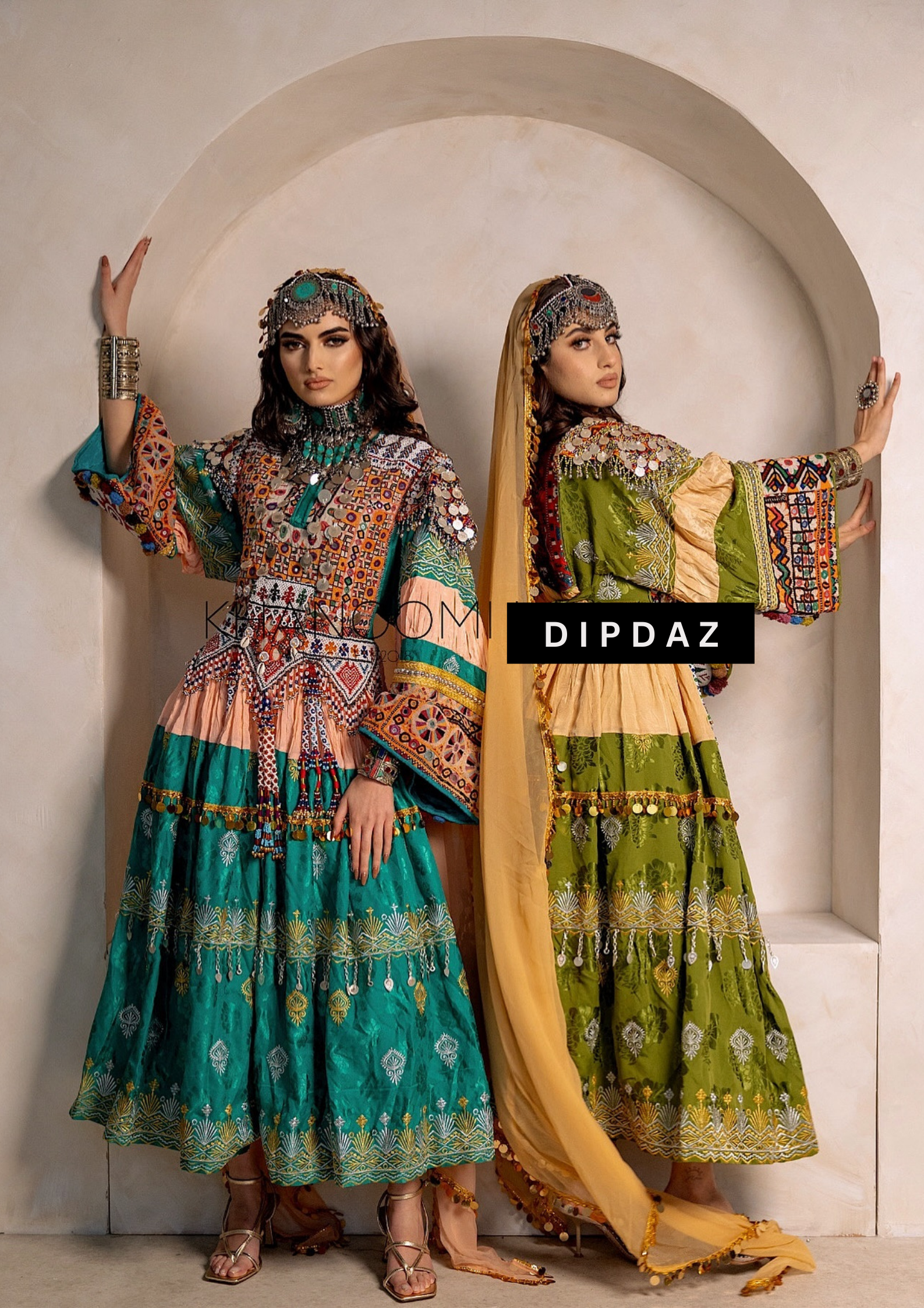 Afghan Party Dresses at DIPDAZ SETS