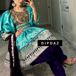 Hand crafted Afghan Gand Party Dresses at DIPDAZ SETS