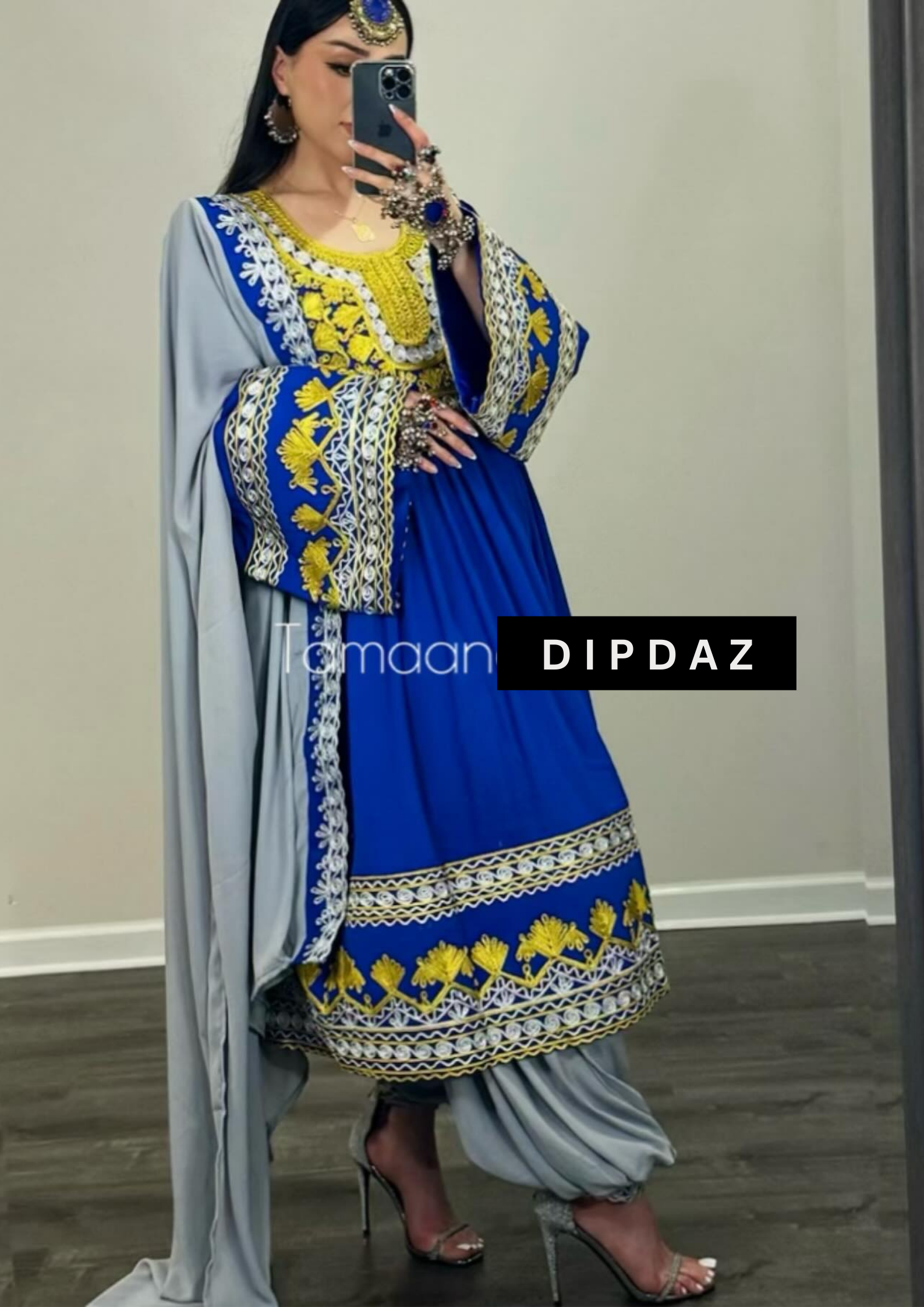 Hand crafted Afghan Gand Party Dresses at DIPDAZ SETS