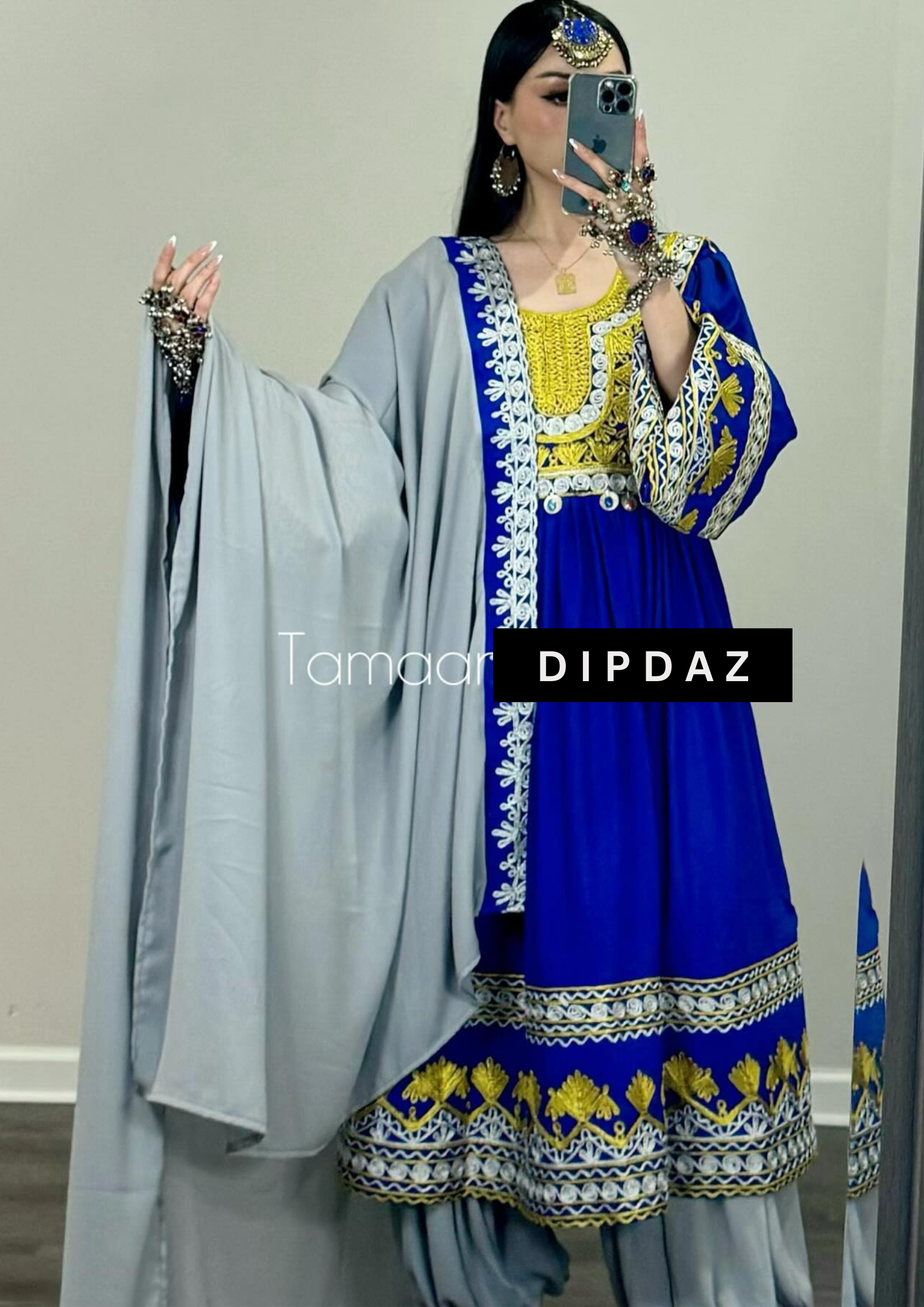 Hand crafted Afghan Gand Party Dresses at DIPDAZ SETS