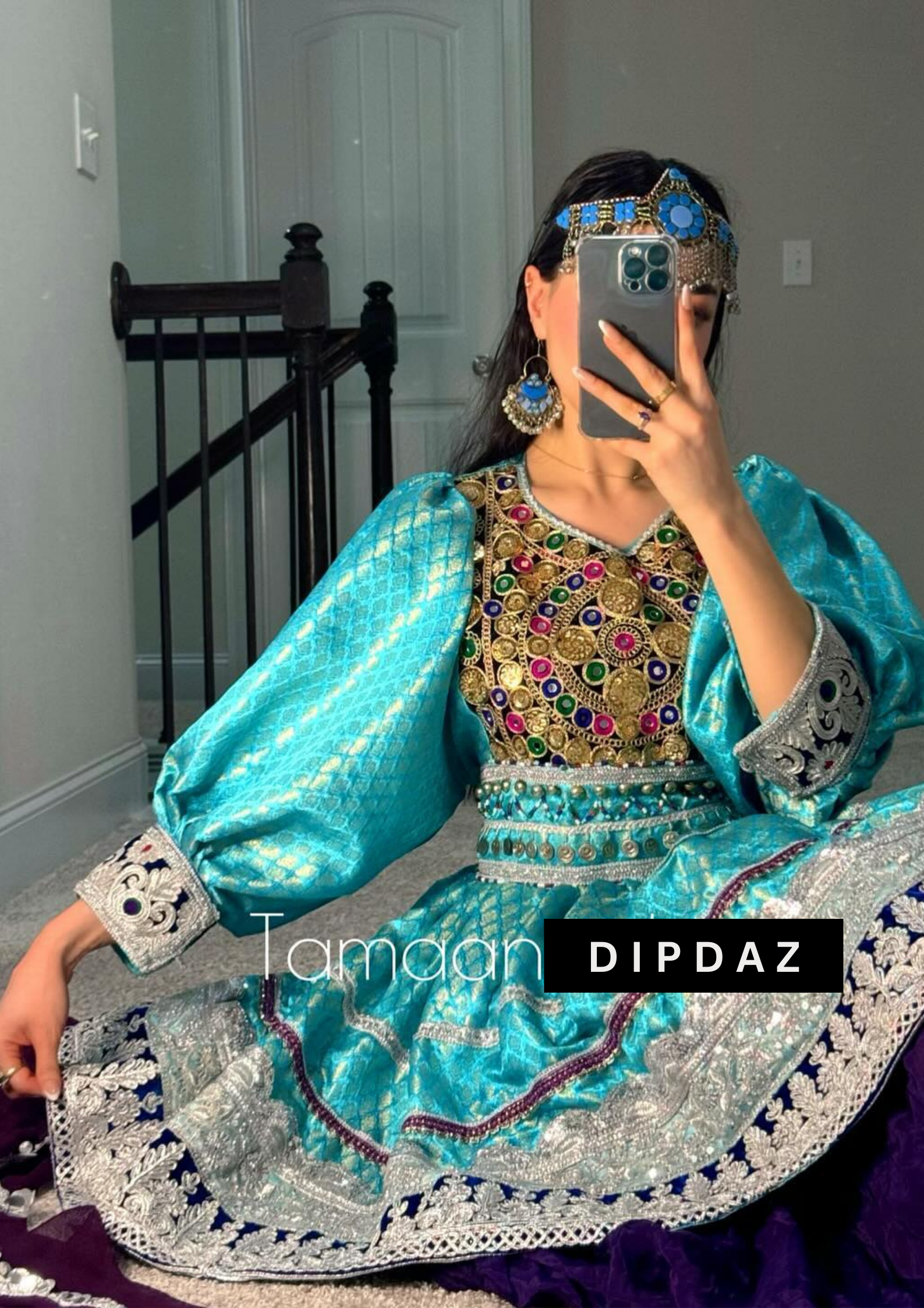 Hand crafted Afghan Gand Party Dresses at DIPDAZ SETS