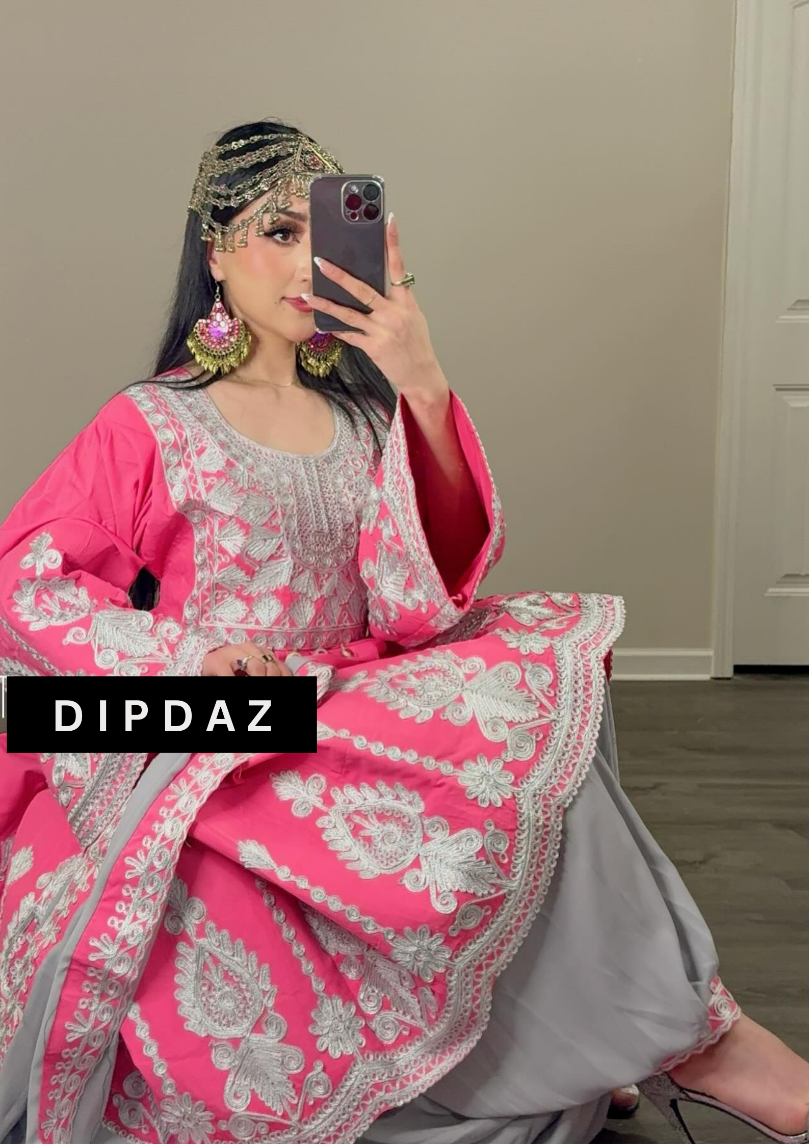 Hand crafted Afghan Gand Party Dresses at DIPDAZ SETS