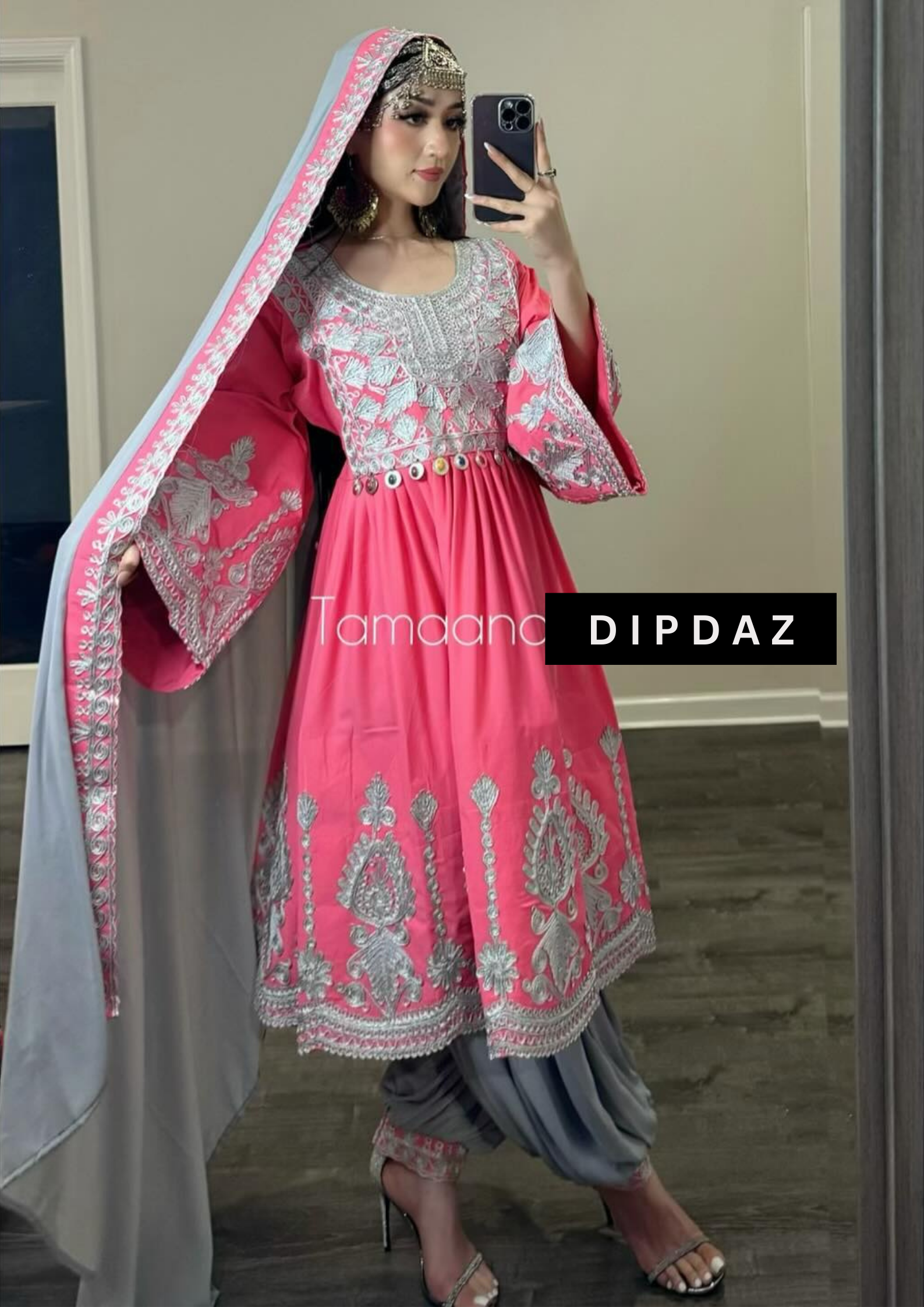 Hand crafted Afghan Gand Party Dresses at DIPDAZ SETS