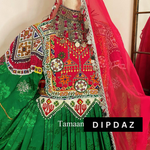 Hand crafted Afghan Gand Party Dresses at DIPDAZ SETS