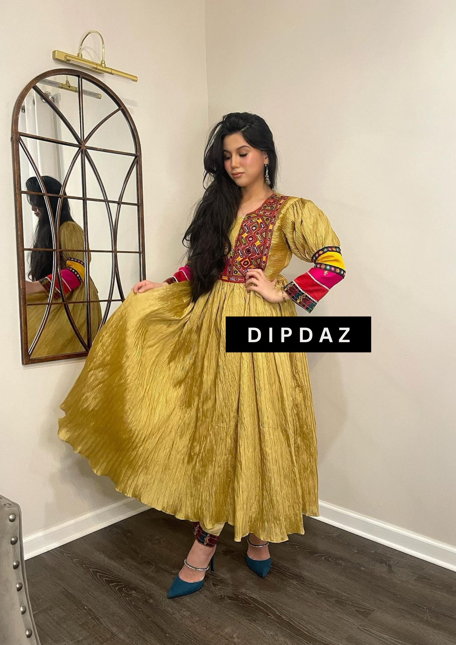 Hand crafted Afghan Gand Party Dresses at DIPDAZ SETS