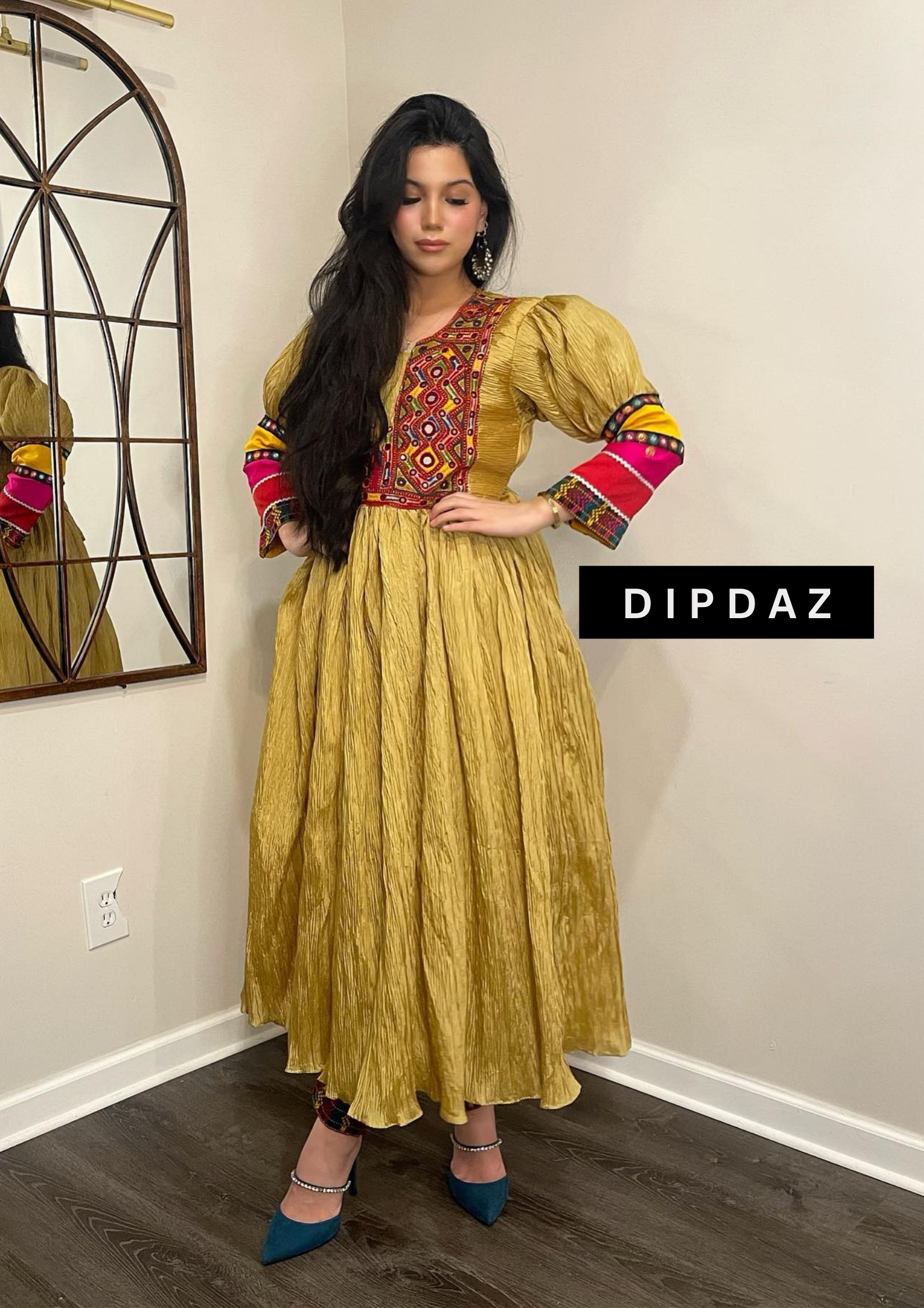 Hand crafted Afghan Gand Party Dresses at DIPDAZ SETS