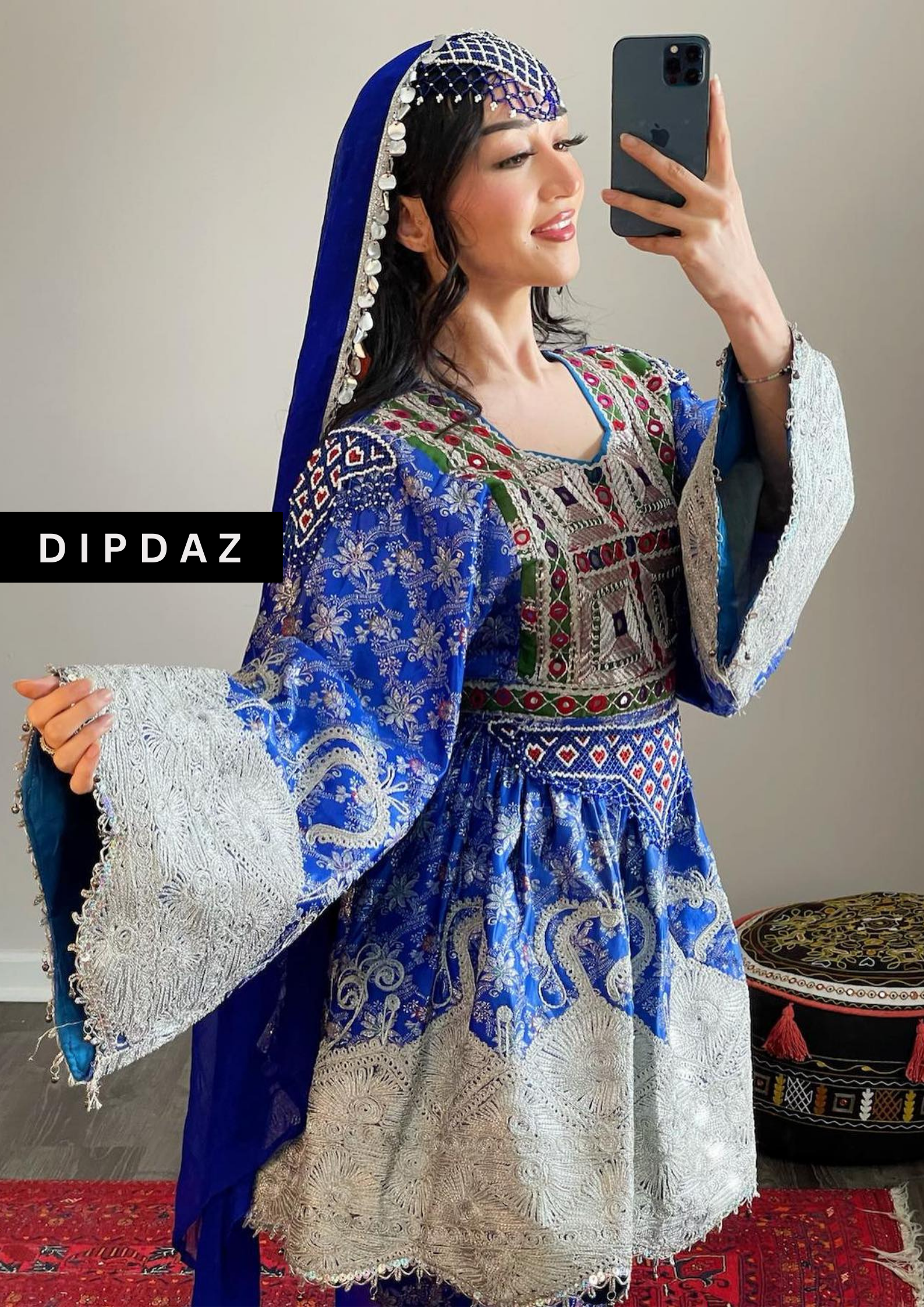 Hand crafted Afghan Gand Party Dresses at DIPDAZ SETS