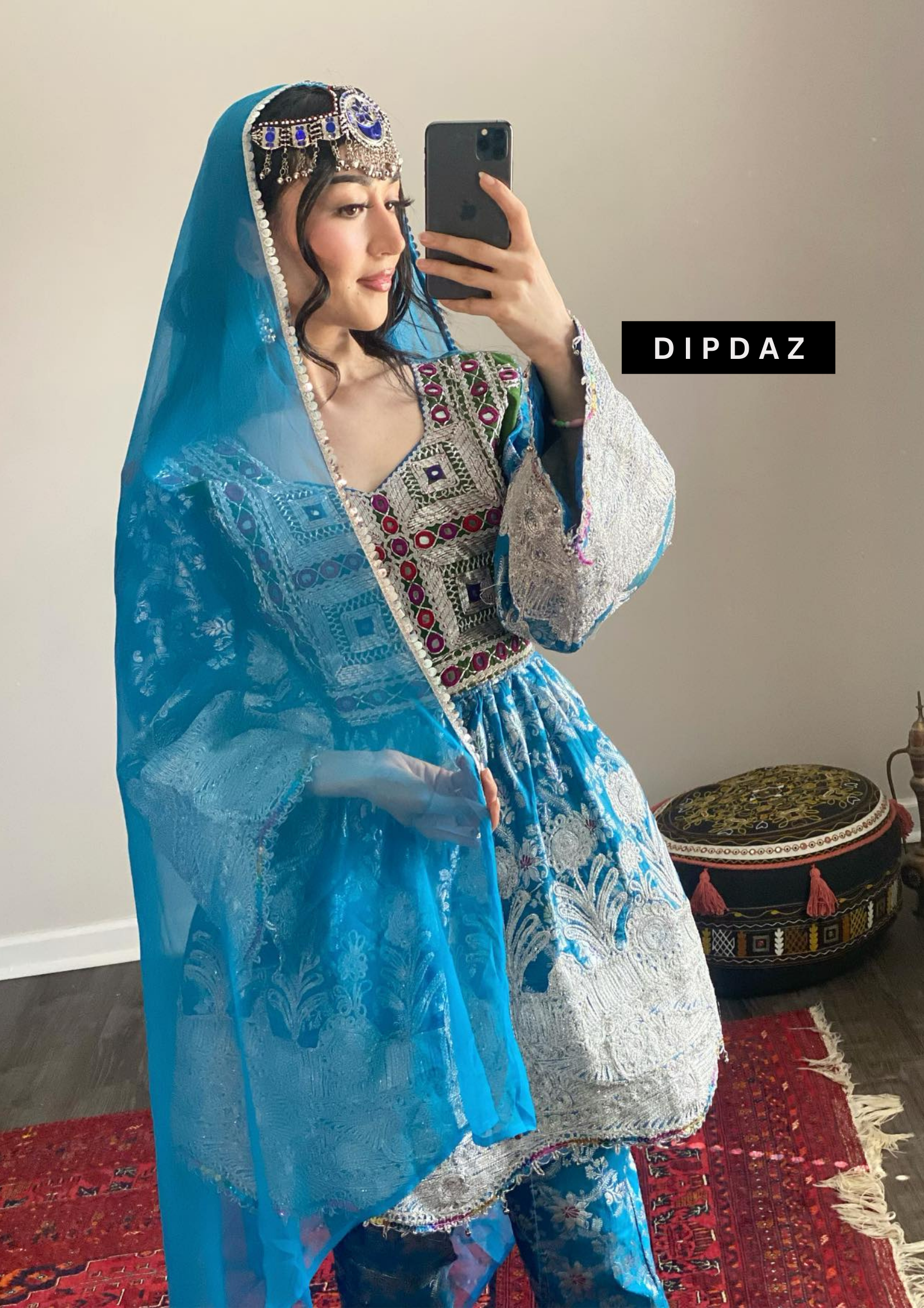 Hand crafted Afghan Gand Party Dresses at DIPDAZ SETS