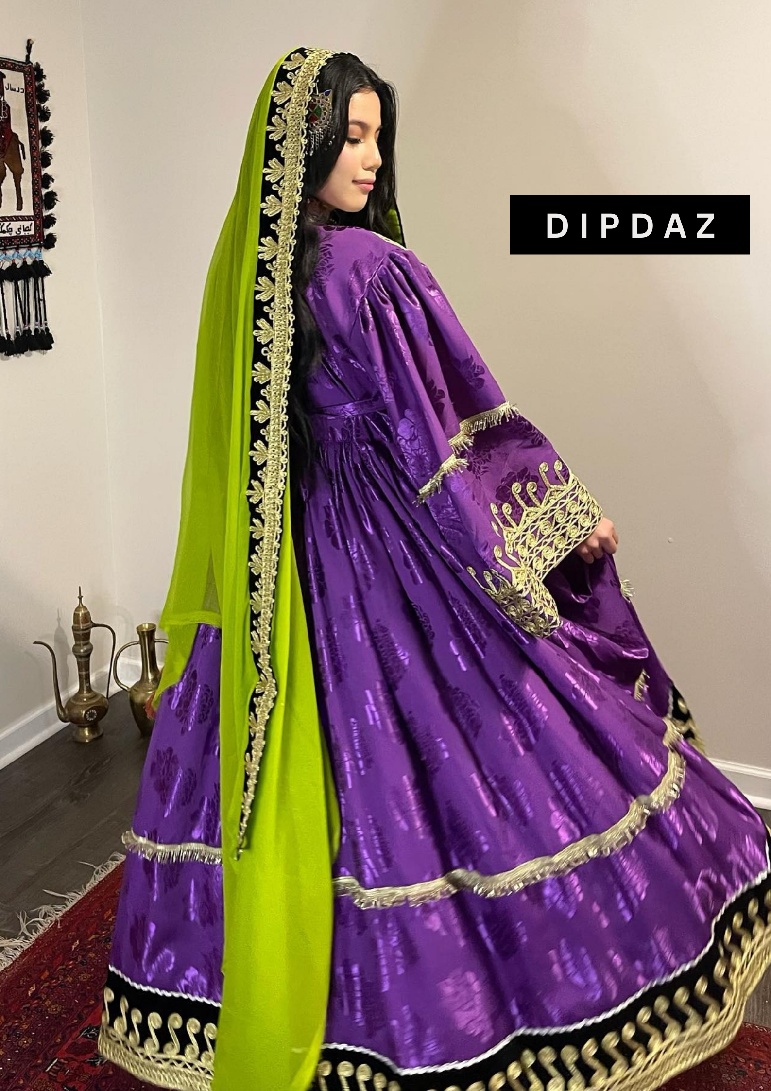 Hand crafted Afghan Gand Party Dresses at DIPDAZ SETS