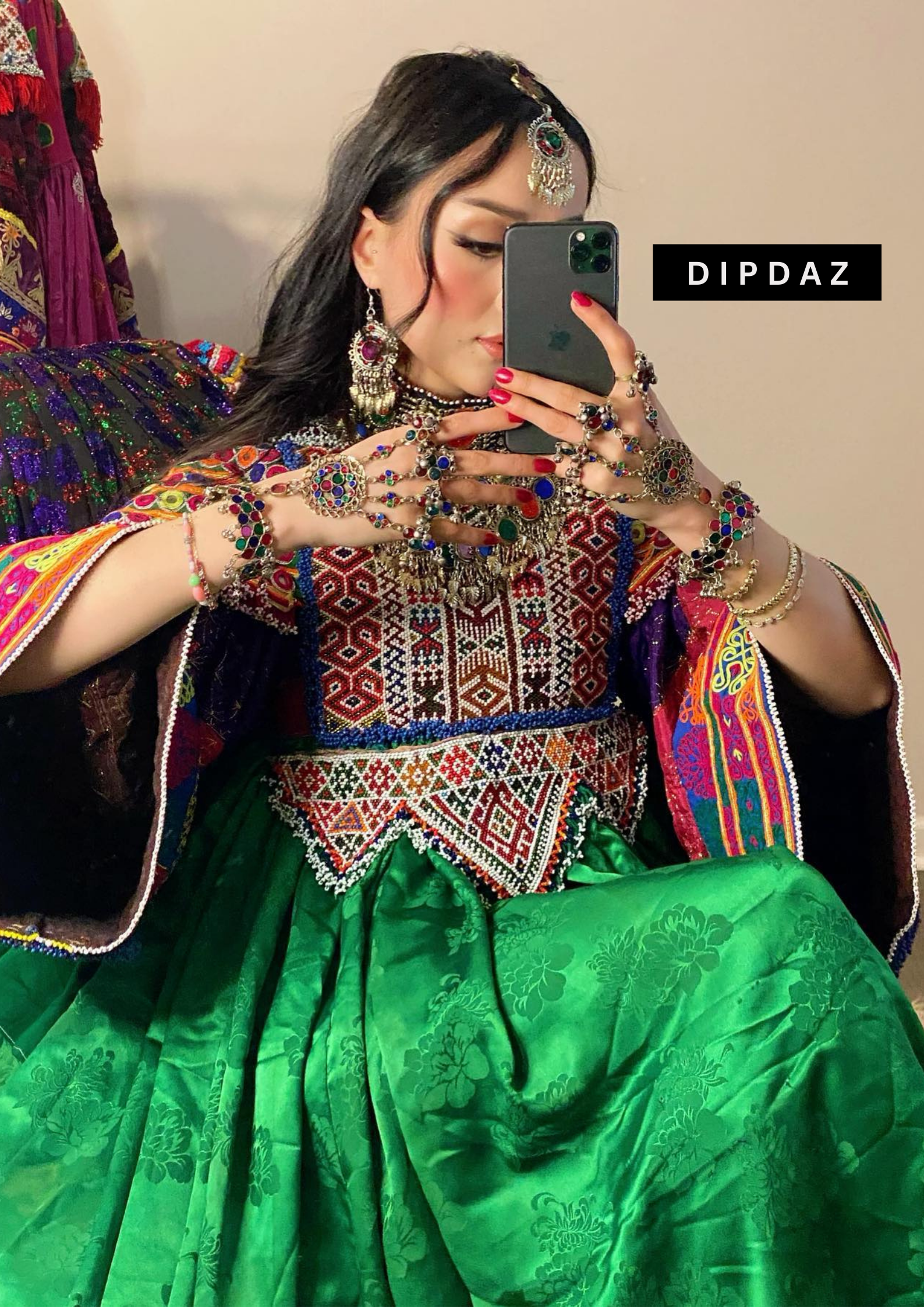 Hand crafted Afghan Gand Party Dresses at DIPDAZ SETS