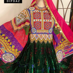 Hand crafted Afghan Gand Party Dresses at DIPDAZ SETS