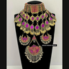 Handmade Afghan Jewelry | Traditional Ethnic Jewelry with Intricate Embroidery and Gemstones | Afghan Tribal Necklace, Earrings, and Bracelets | Unique Cultural Accessories