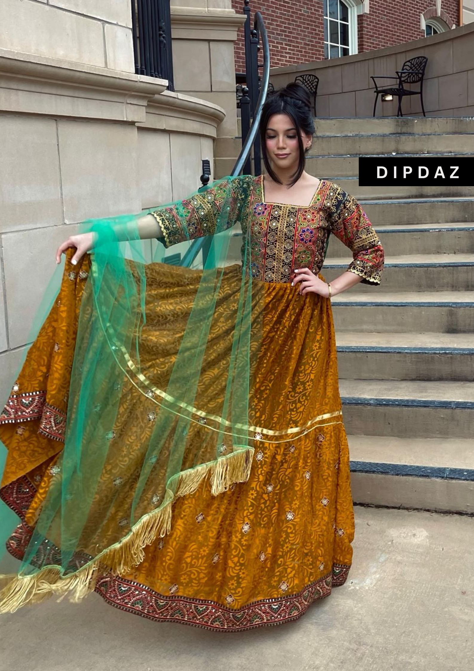 Hand crafted Afghan Gand Party Dresses at DIPDAZ SETS