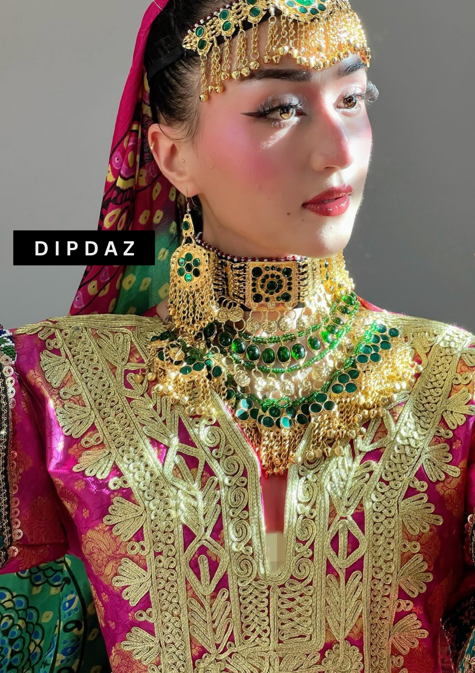 Hand crafted Afghan Gand Party Dresses at DIPDAZ SETS