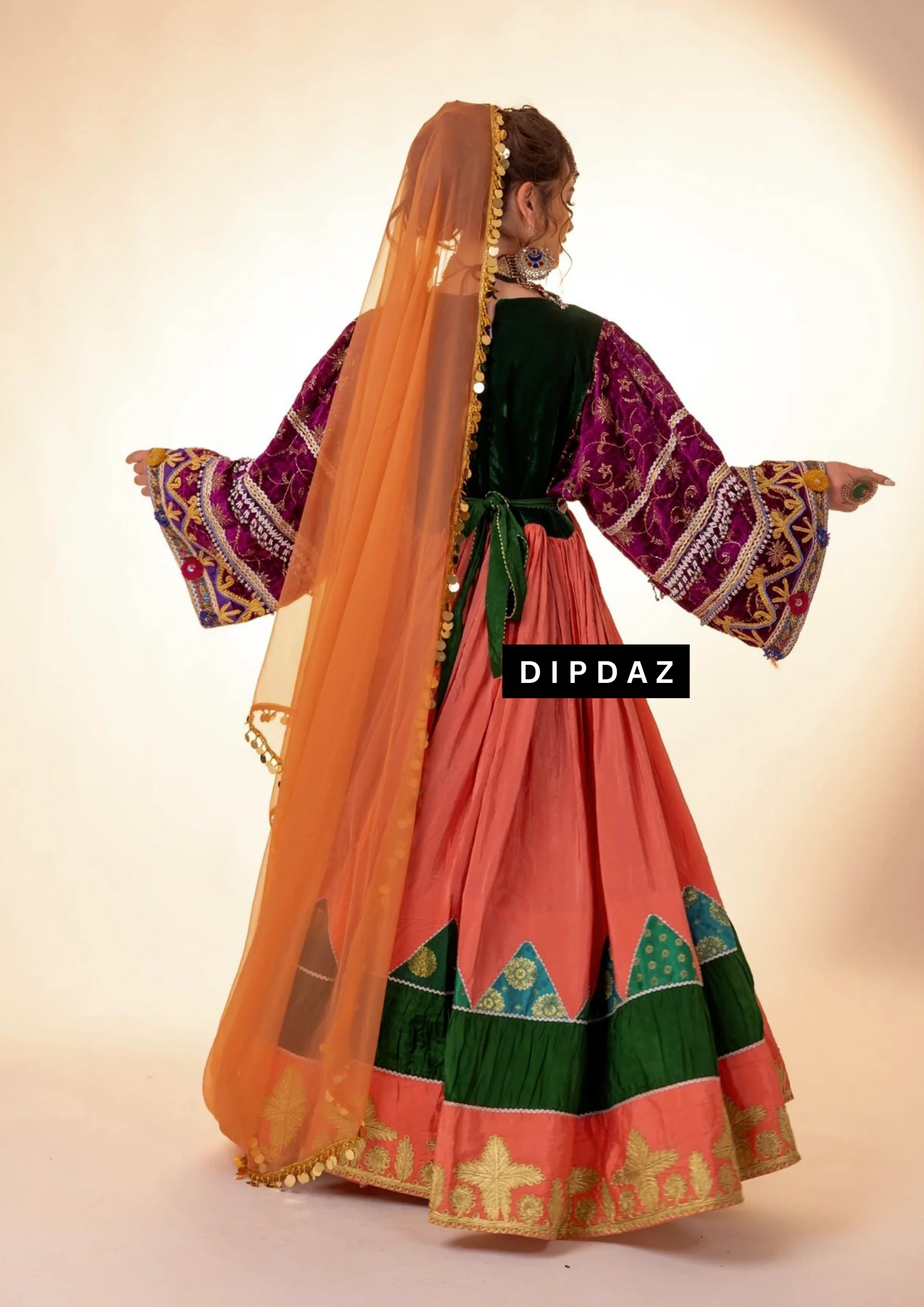 Afghan Luxury Event Dress Collection at Dipdaz