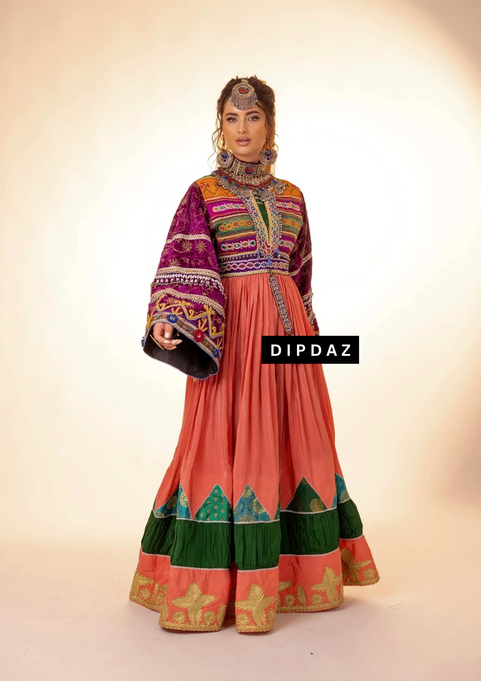 Afghan Luxury Event Dress Collection at Dipdaz