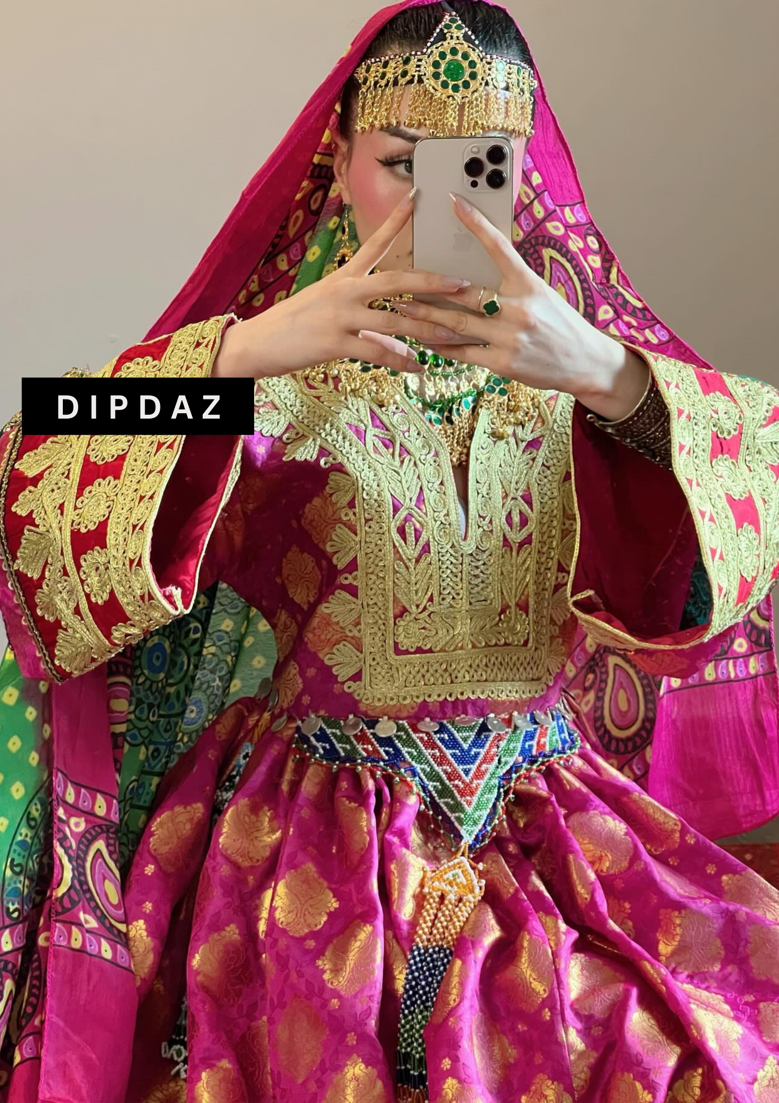 Hand crafted Afghan Gand Party Dresses at DIPDAZ SETS