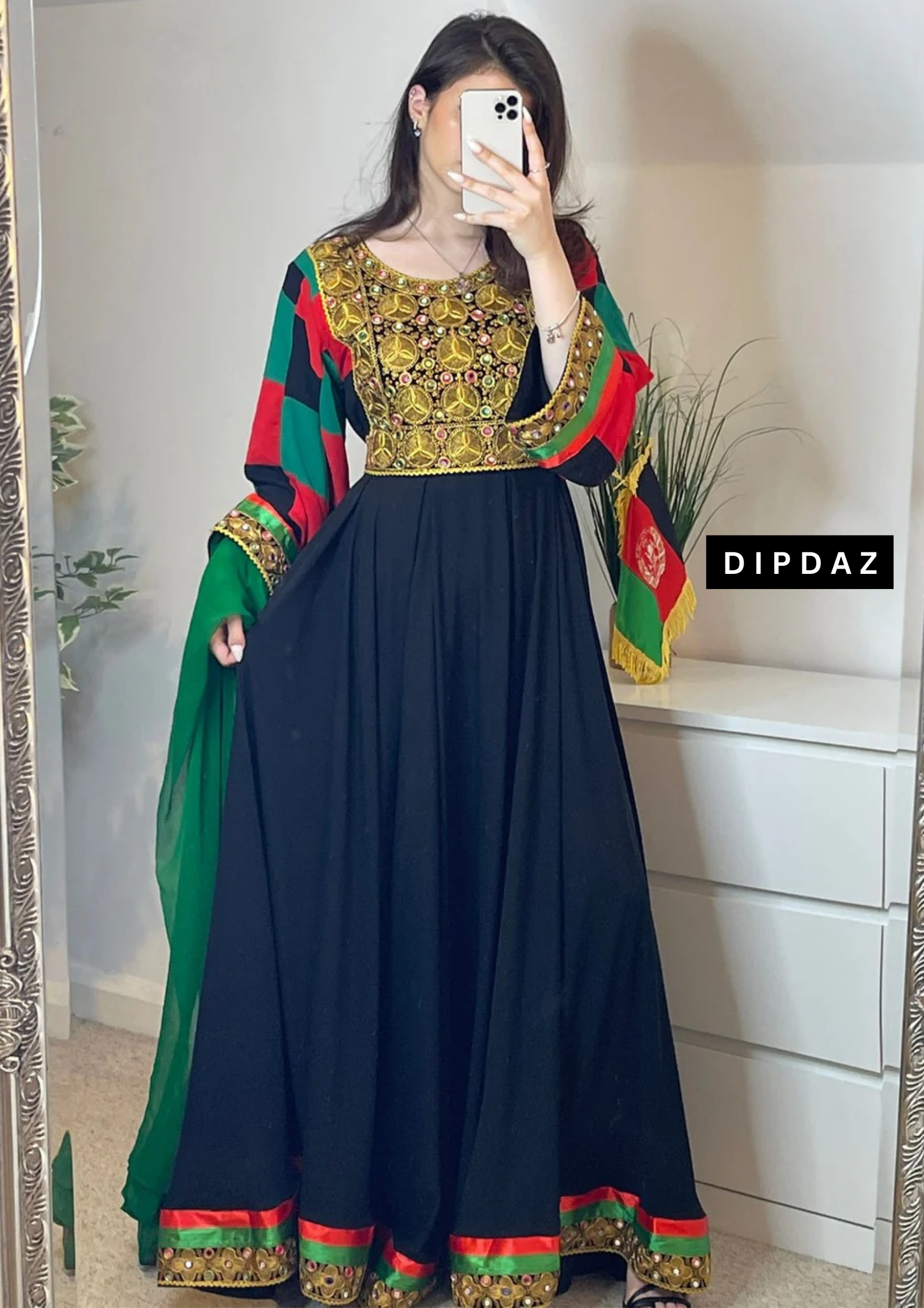 Afghan Luxury Event Dress Collection at Dipdaz