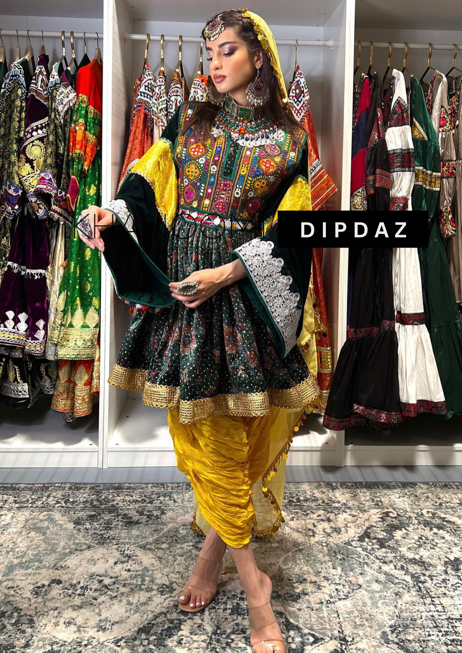 Afghan Party Dresses at DIPDAZ SETS