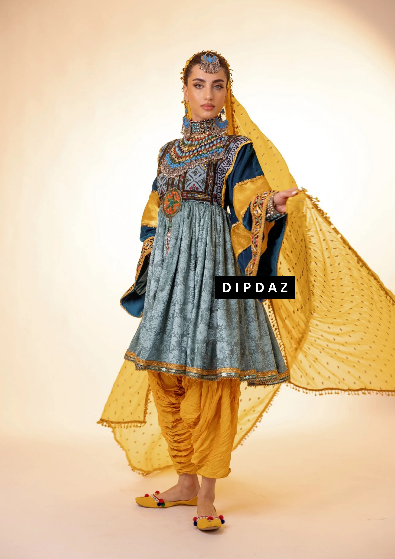 Afghan Luxury Event Dress Collection at Dipdaz