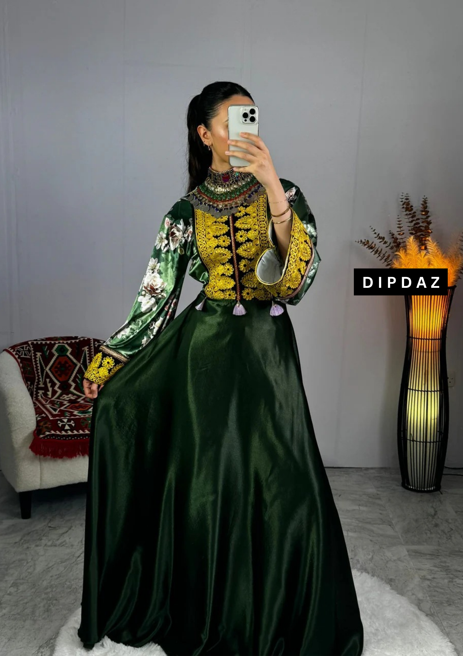 Afghan Luxury Event Dress Collection at Dipdaz